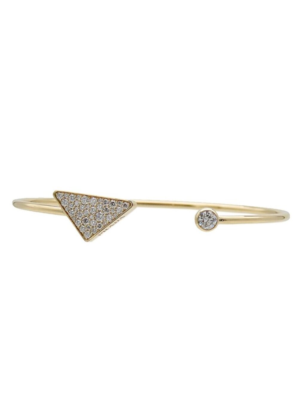 Prada Eternal Gold Bangle Yellow 18K Diamond Bracelet